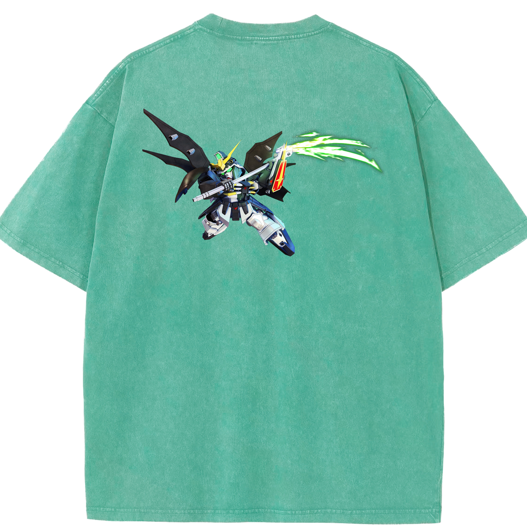 （画像用） 機動戦士ガンダム Mobile Suit Gundam 綿100% ヴィンテージ風 半袖Tシャツ（背面プリント）